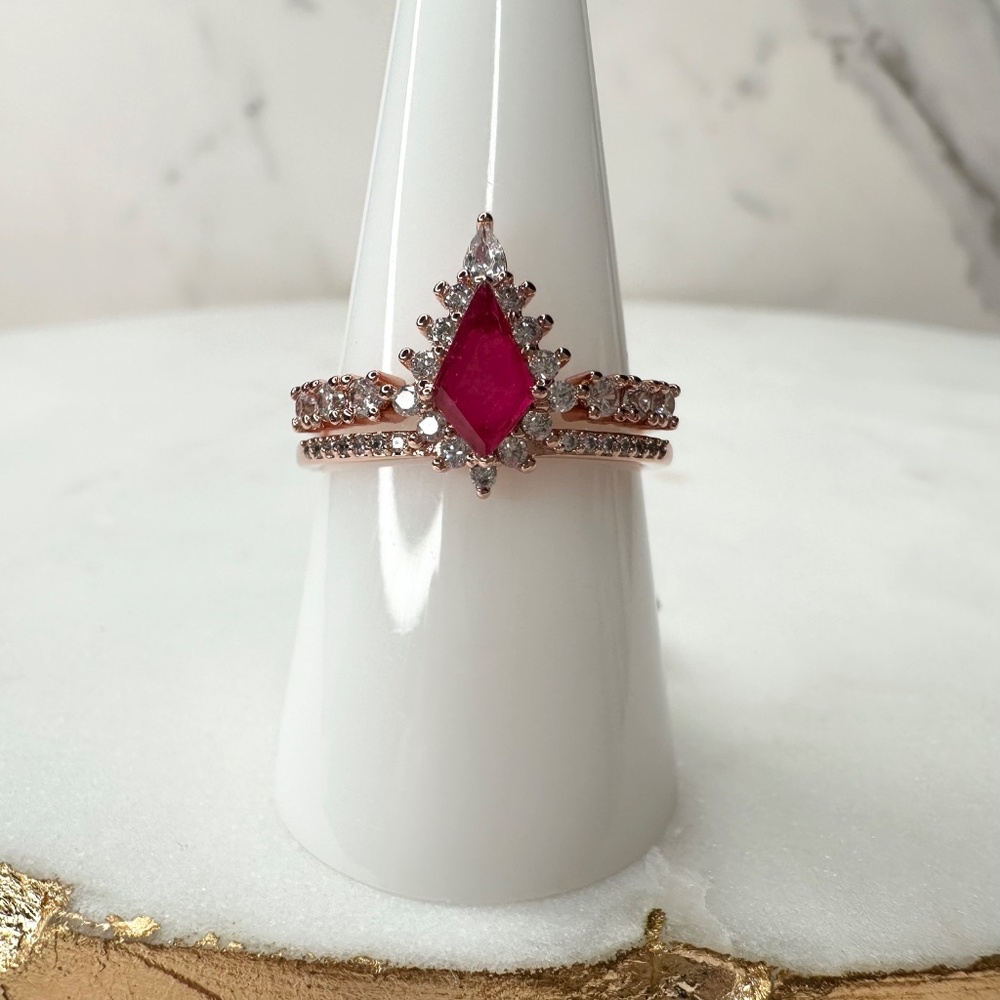 Bomb Party July Diva Status Ruby Ring Size 9 RBP5162 Size 9 - Picture 3 of 6